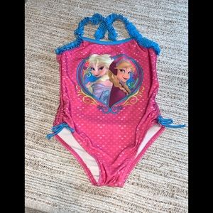 Girls size 5 Frozen swimsuit